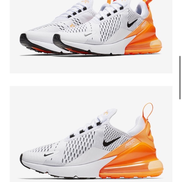 ✨ Nike Air Max 270 ✨ in white and orange - Picture 3 of 11